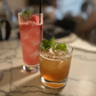Watermelon cocktail; oro liquido