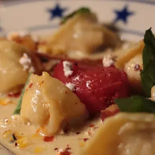 Robiola tortellini. Photo credit: IG/TikTok @annieruoktonom
