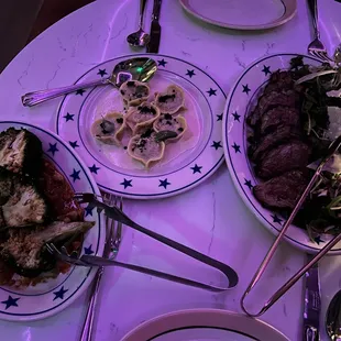 Charred Broccoli, Veal Ragú and Prime Short Rib