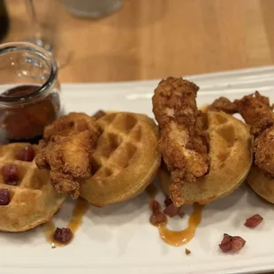 Chicken and waffles