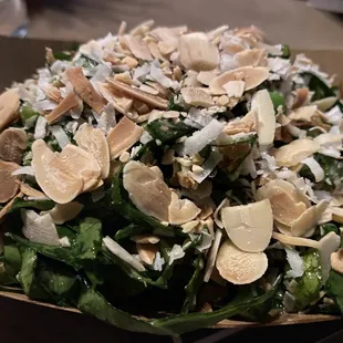 Collard coconut salad