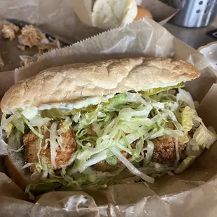 Po Boys Sandwich