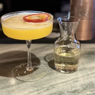 Pornstar Martini (the champagne comes with it)