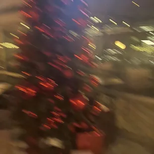 Christmas tree in the entryway