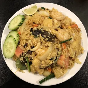 Seafood Pineapple Fried Rice