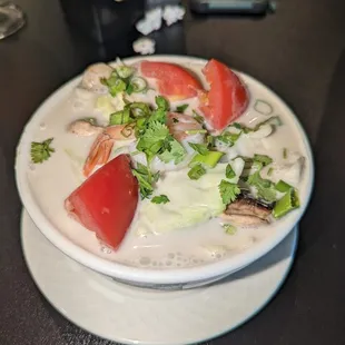 a plate of food