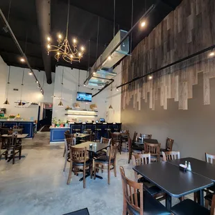 the dining area