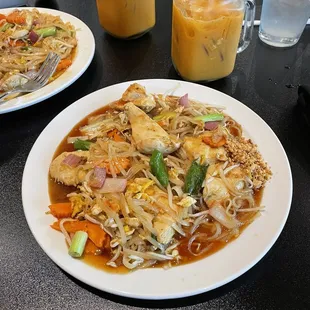 Pad Thai with Extra Chicken &amp; Sauce