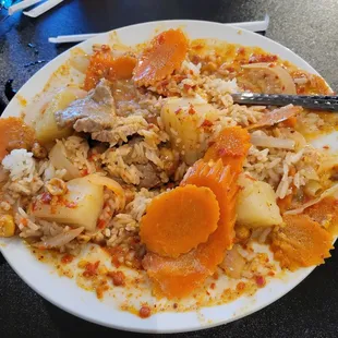 Massuman Curry, beef.