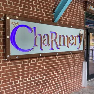 the front of the building