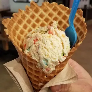 Saturday Morning Cartoons. Frosted flakes and lucky charms milk base