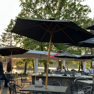Outdoor patio seating