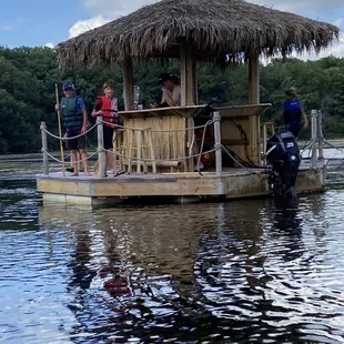 Tiki boat fun