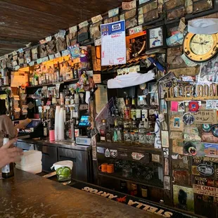 a man sitting at a bar