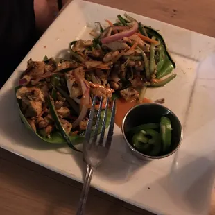 Chicken Lettuce Wraps