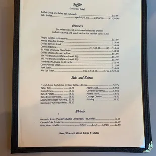 Menu page 2