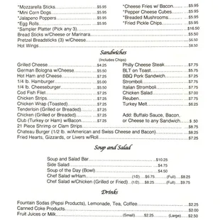 Updated Menu - Page 1