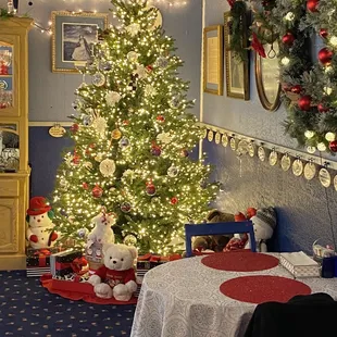 Inside the tea room