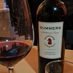 Summers Estate Cab, $36/bottle