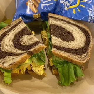 Chicken Salad Served On Lettuce