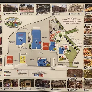 Map of Tom's Farms Site
