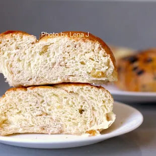 Inside of Brioche ($3.35) - good! Very rich and syrupy. Dough is rich and chewy.