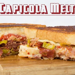 a cut in half sandwich