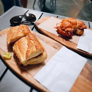 Hot Italian / $13.95 + Ham &amp; cheese croissant / $8.95