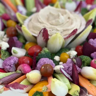 Crudités platter