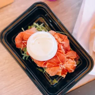 Burrata &amp; prosciutto special sandwich / $13.95