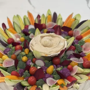 Crudités platter