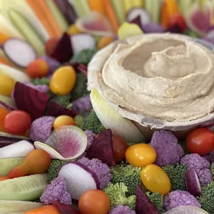 Crudités platter
