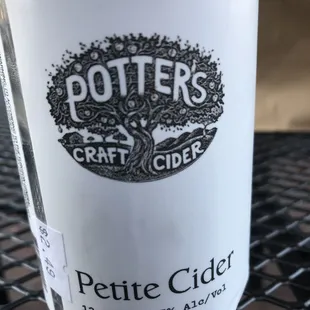 Dry cider from Potter&apos;s was pleasant to drink on a fall evening.