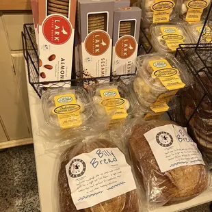 a variety of baked goods
