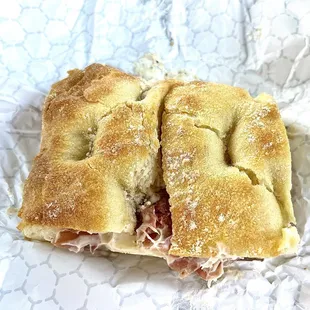Prosciutto and Provolone Sandwich
