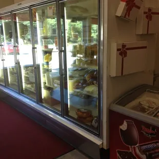 The Cheese Shoppe has a nice selection of chilled goods.
