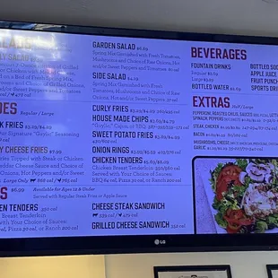 Couldn&apos;t get rid of the glare. Most recent menu!