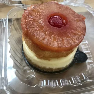 Pineapple upside down cheesecake