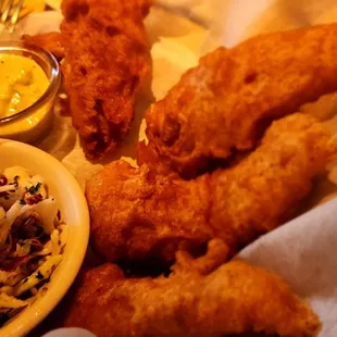 Macaroni &amp; Cheese, beet salad and fish