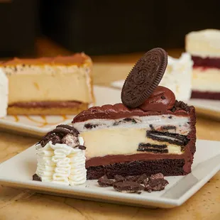 a slice of cheesecake