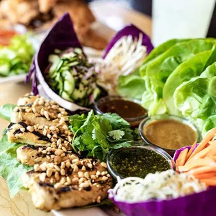 a plate of food