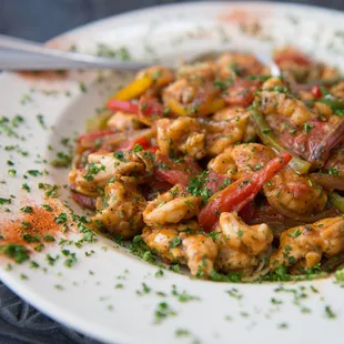 a plate of food