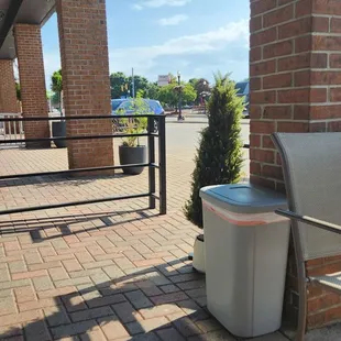 Beautiful place to sit for a morning coffee in downtown St. Clair Shores.