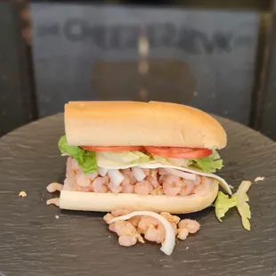 a sandwich on a plate
