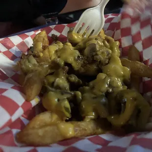 Mushroom filled. Lighting is bad, but this shit awesome!