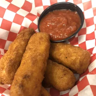 Mozzarella Sticks with Marinara