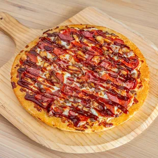 pizza, food
