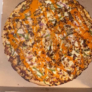 Tandoori pizza