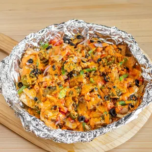 paella, food