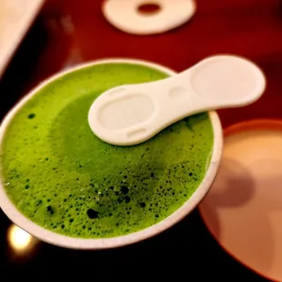 Matcha ice cream..